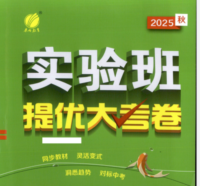 2026版初中《实验班提优大考卷》八年级上册（数学）（北师大）