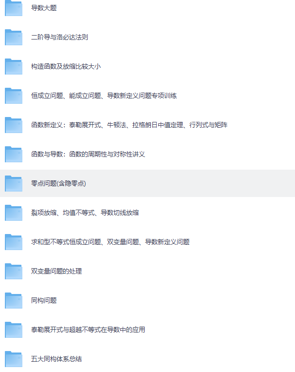 2026版高考数学15个导数问题•专题训练专项突破！