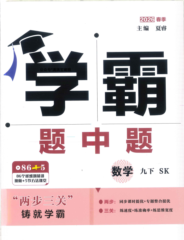 2026版数学《学霸题中题》九年级下册（SK）