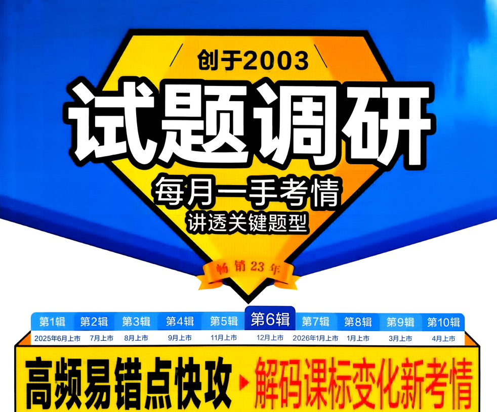 2026版高中【试题调研】第1-6辑合集+试题攻略