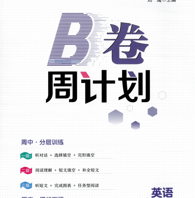 2026《初中英语•B卷周计划》八下(RJ)