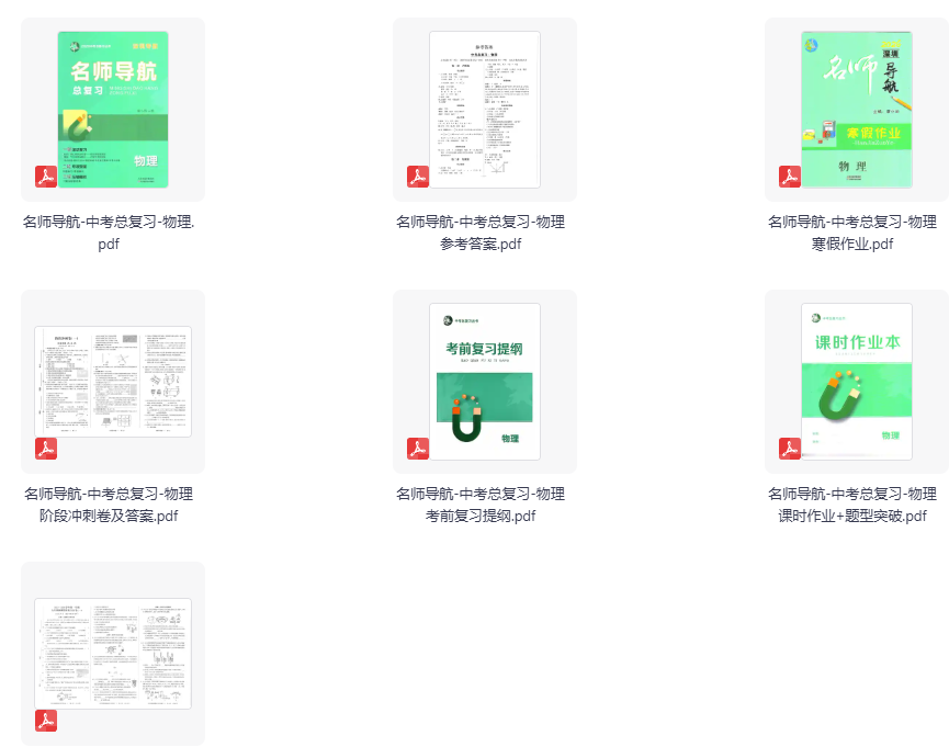 2026版物理《名师导航中考总复习》（深圳专版）