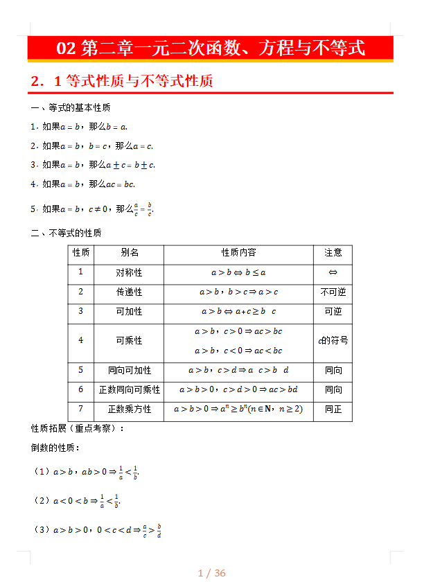 高一高二数学：题型方法一本通内部高端讲义+视频教程